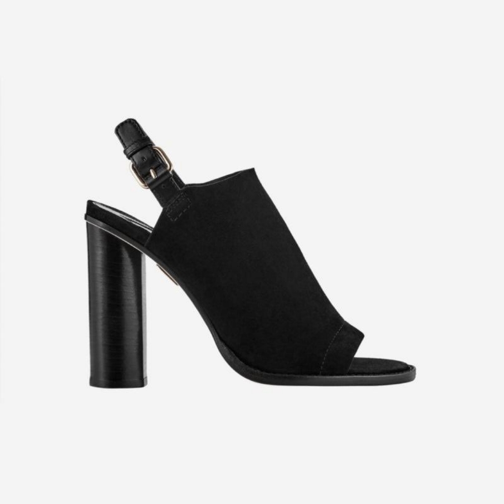 Tamara Mellon Element 100 Suede Sandals Heels Size 7.5